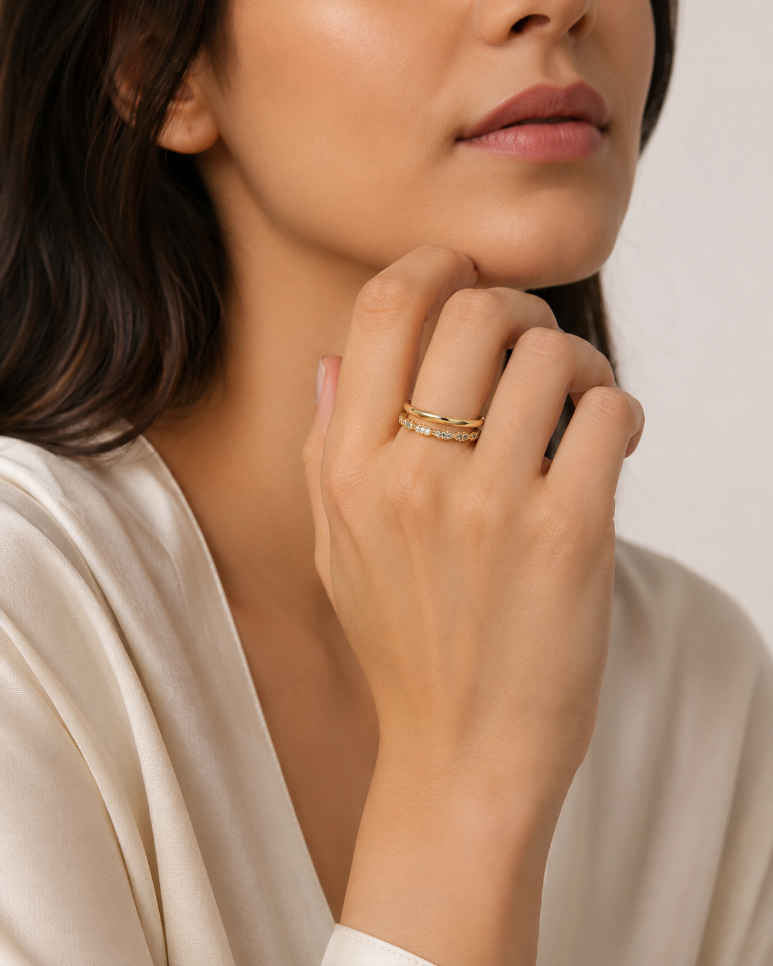 Golden Radiance Adjustable Ring