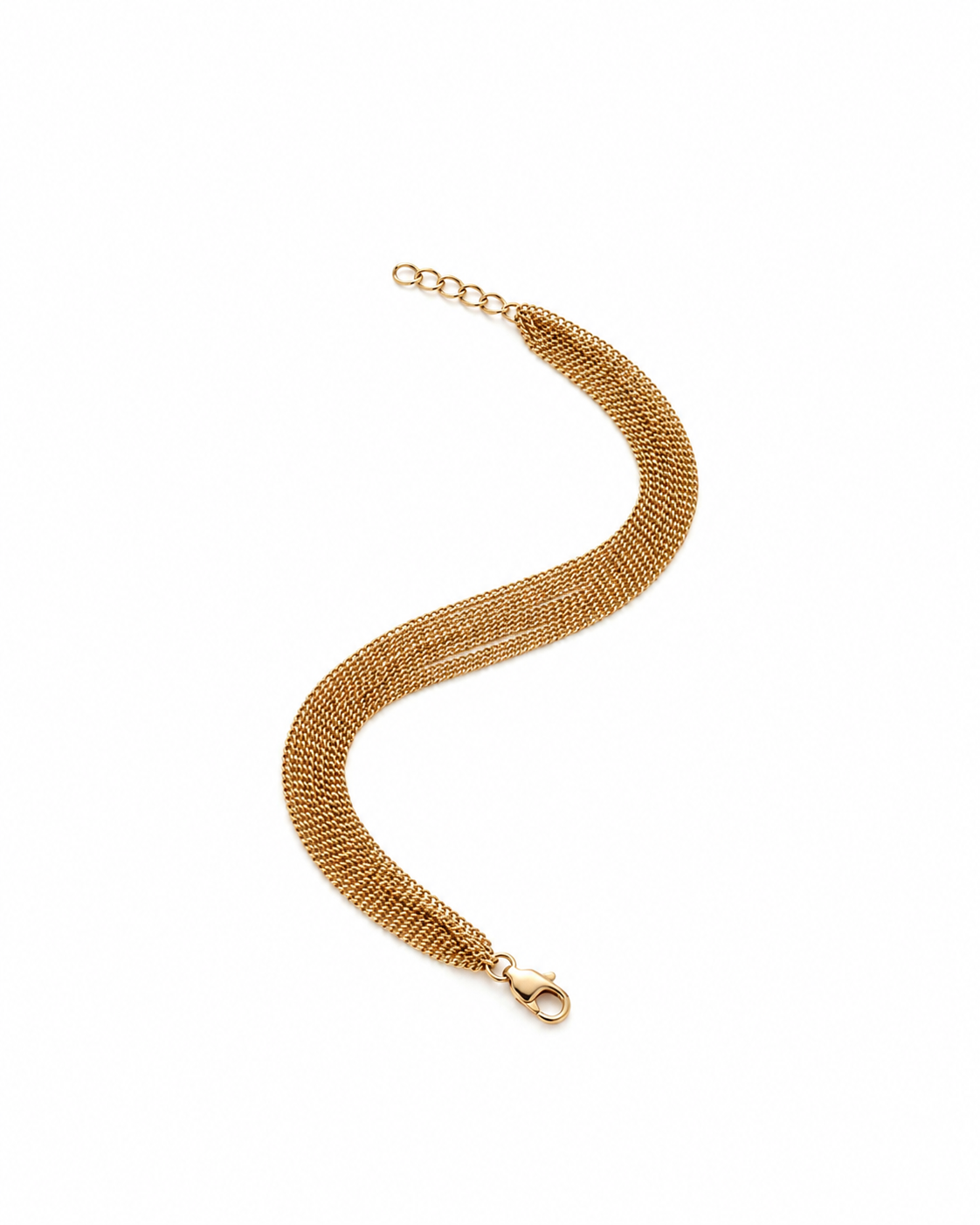 Golden Mesh Bracelet