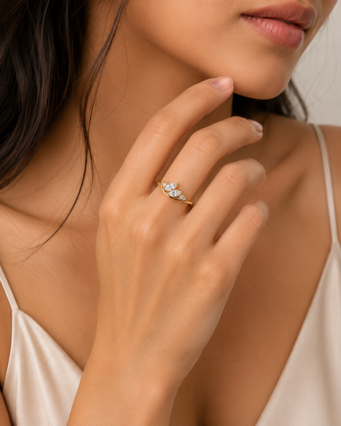 Marquise Bloom Ring